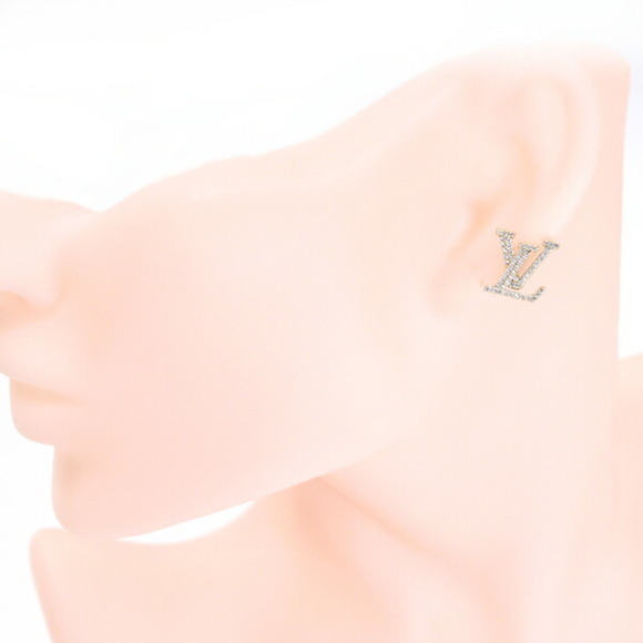 LOUIS VUITTON Gold Earrings - Picture 7 of 8